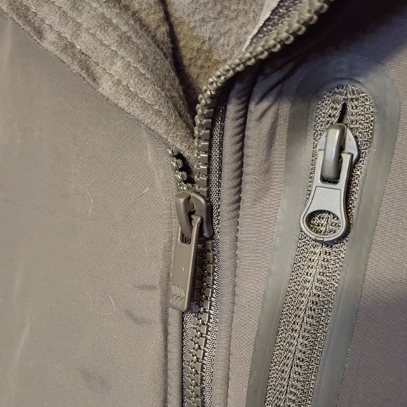 All-in-Motion Men's Sherpa Fleece Jacket - Size Small, Grey, Zipper Pockets - Picture 5 of 5